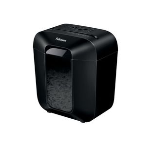 Fellowes Powershred LX25 Cross-Cut P-4 Shredder Black 4171101