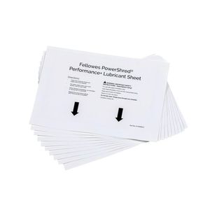 Fellowes Powershred Performance+ Lubricant Sheets (Pack of 10) 4025601