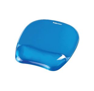Fellowes Crystals Gel Mouse Pad Blue 9114106