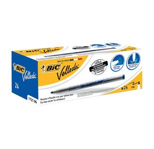 Bic Velleda 1721 Whiteboard Marker Fine Blue (Pack of 24) 841841