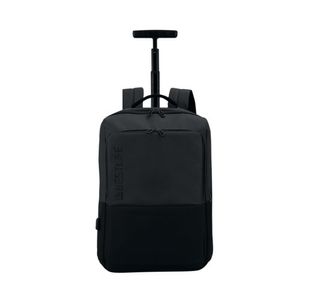 BestLife Travel Trolley Bag with USB Connector BT-3401BK-1