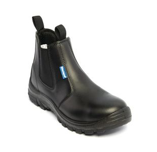 Briggs Himalayan 2602 S1P/SRC Safety Pull on Dealer Boot Black Size 6 2602BK060