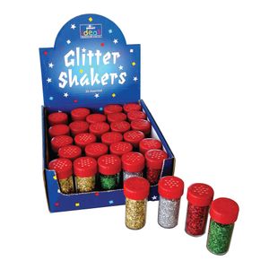 Bright Ideas Glitter Shakers CDU 18g Assorted (Pack of 30) AR01715