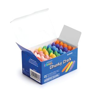 Bright Ideas Chunki Chalks Assorted (Pack of 40) AR02633