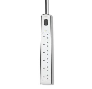 Belkin Surge Protector Extension Lead 6 Sockets 2m White BSV603AF2M