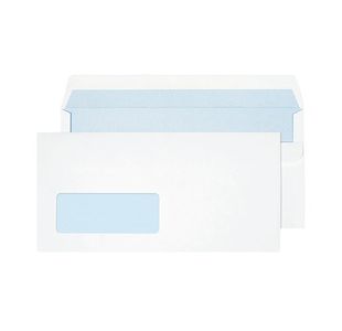 Blake PurelyEveryday Dl 90gsm Self Seal White Window Envelopes (Pack of 50) 13884/50PR 13884/50PR