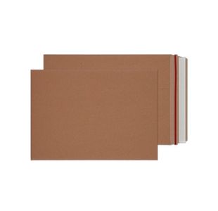 Blake All Board Pocket Envelope Rip Strip 350gsm 352x250mm Kraft (Pack of 100) MA15-RS
