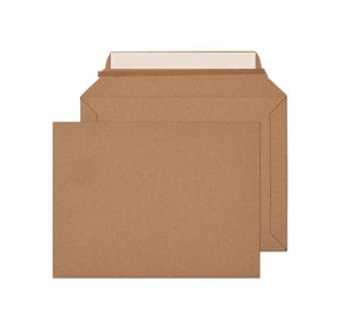 Blake Corrugated Wallet Envelope Peel and Seal + Rip Strip 177x233mm Kraft (Pack of 30) PCWA1