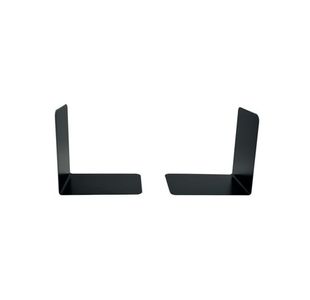 Metal Bookends Heavy Duty W140xD140mm Black (Pack of 2) 0441102