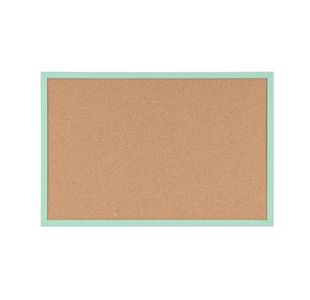 Bi-Office Pastel Cork Noticeboard Green Frame 600x400mm MC030011971