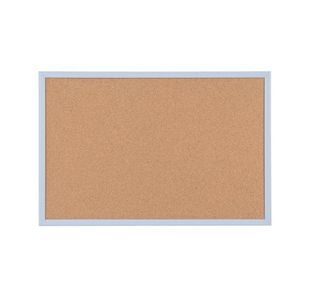 Bi-Office Pastel Cork Noticeboard Blue Frame 600x400mm MC030011981