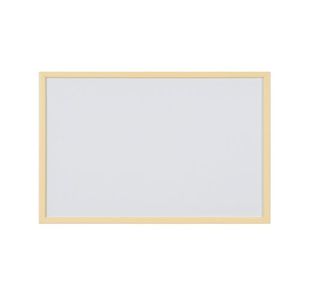 Bi-Office Pastel Non-Magnetic Whiteboard Yellow Frame 60x40cm MP03001961
