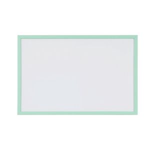 Bi-Office Pastel Non-Magnetic Whiteboard Green Frame 60x40cm MP03001971