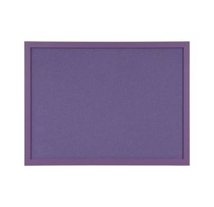 Bi-Office Essentials Purple Fabric Noticeboard Purple Frame 60x45cm FB0469418