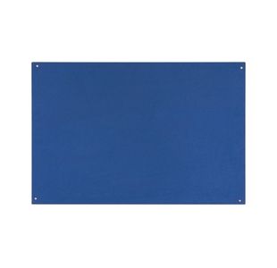 Bi-Office Unframed Noticeboard Blue Felt Surface 1175x875mm FB1443397