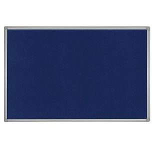 Bi-Office Maya Felt Noticeboard Plastic Frame 180x120cm Blue FB8543186