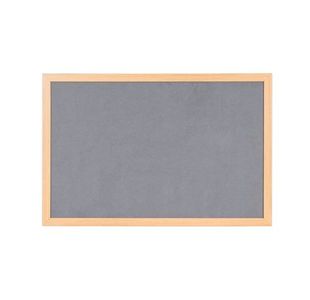 Earth Prime Felt Noticeboard 240x120cm Grey Oak MDF Frame FB8642233