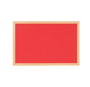 Earth Prime Felt Noticeboard 180x120cm Red Oak MDF Frame FB8546233