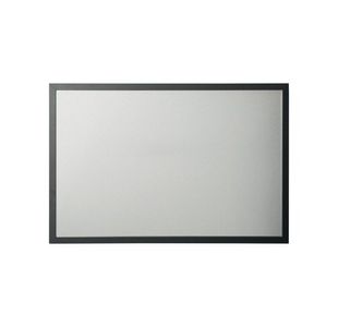 Bi-Office Silver Finish Magnetic Board Black Frame 60x45cm mm04100169
