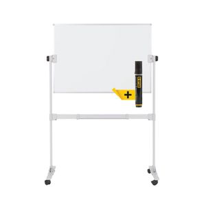Bi-Office Ayda Non-Mag Drywipe Board Mobile Revolver 106.5x75 QR1501AL