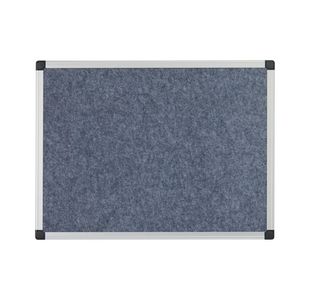 Bi-Office Maya Fire Retardant Noticeboard Grey Aluminium Frame 90x60cm SA0302170