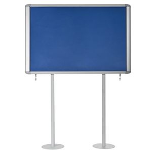 Bi-Office Mastervision Out Display Blue Sunken Post Top Hinged 15xA4 OMS380207760