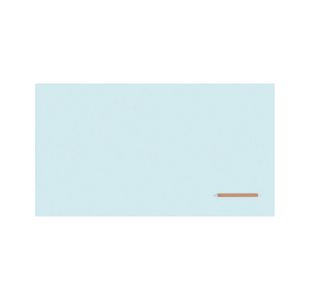 Bi-Office Loop Magnetic Lacquered Steel Surface Frameless board 2400x1000mm Sky WRL02940101