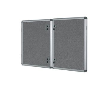 Bi-Office Enclore Fire Retardant Grey Lockable Door Top Hinged 40xA4 ST750102150