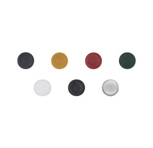 Bi-Office Round Magnets 35mm Assorted Colours Pack of 10 IM170909