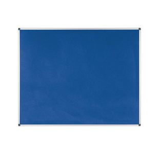 Bi-Office New Generation A9 Felt Noticeboard 150x120cm Blue FA1243170