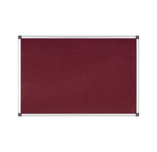 Bi-Office New Generation A9 Felt Noticeboard 120x120cm Burgundy FA3833170