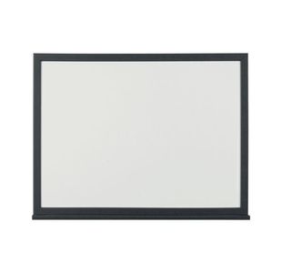 Bi-Office Black Frame Drywipe Board 600x450mm MB0400169