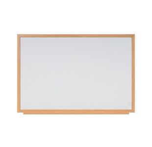Earth Executive Non-Magnetic Whiteboard 90x60cm Oak MDF Frame MB07002319
