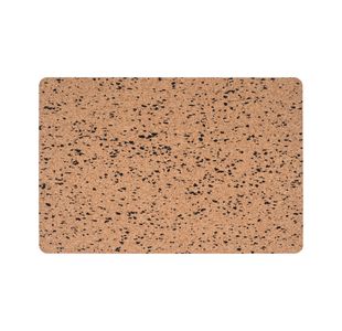 Eco Frameless Retangular Board Double-Sided Cork/ Black Eva 60X40Cm SF124412397