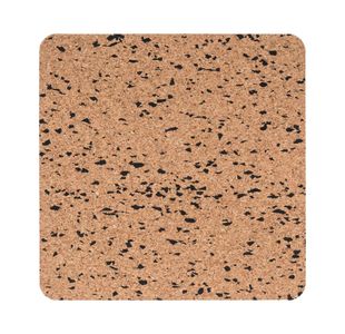 Bi-Office Eco Frameless Square Board Double-Sided Cork/Black Eva 30x30cm SF1054412397