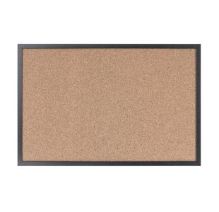 Bi-Office Essentials Techcork Noticeboard Black Frame 90x60cm SF132209168