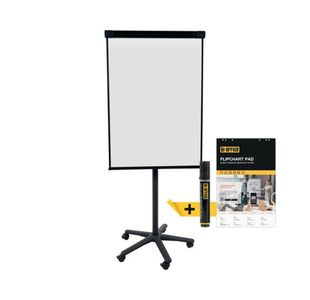 Bi-Office Classic Magnetic Mobile Easel Black Structure 70x100cm EA4806185