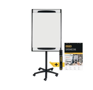 Bi-Office Mobile Magnetic Flipchart Easel 700x1000mm EA48061823