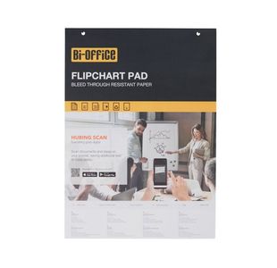 Bi-Office Flipchart Pad Gridded 30 sheets 70gsm Paper A1 (Pack of 5) FL0129407