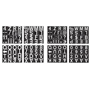 Bi-Office Magnetic Changeable Characters Numbers 23mm (Pack of 144) CAR0702