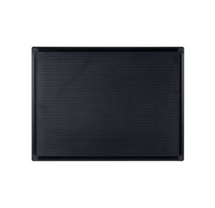 Bi-Office Maya Landscape Letterboard Black Aluminium Frame 60x45cm LET0201185
