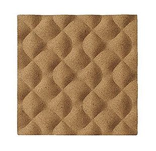 ARCHYI Frameless Ripple Cork Tile 200x200mm (Pack of 12) WT0529033