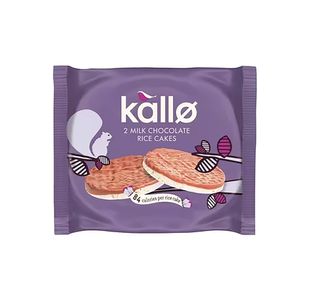 Kallo 2 Milk Chocolate Rice Cakes 33g (Pack of 30) 133915