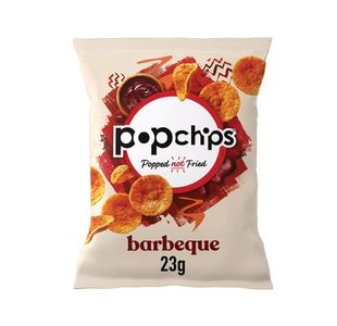 Popchips Barbeque Crisps 23g (Pack of 24) 701429