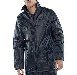 Beeswift Nylon B-Dri Weather Proof Jacket Navy Blue S NBDJNS