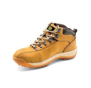 Beeswift Click Chukka SBP D-ring Lace Up Safety Boots 1Pr Tan 8 CTF33NB08