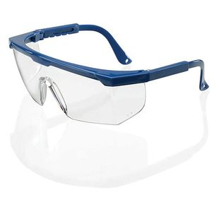 Beeswift Portland Safety Spectacles Clear/Blue BBPS