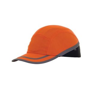 Beeswift B-Brand High Visibility Safety Baseball Cap with Retro Reflective Tape Orange BBSBCOR