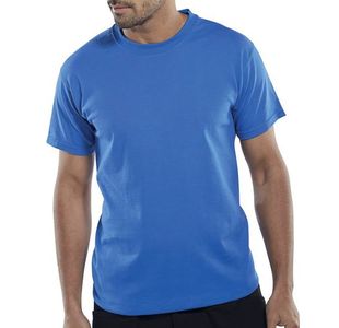 Beeswift Click Heavyweight Cotton T-shirt Royal Blue M CLCTSHWRM