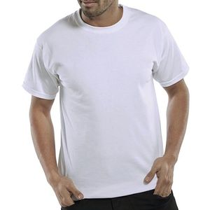 Beeswift Click Heavyweight Cotton T-shirt White L CLCTSHWWL